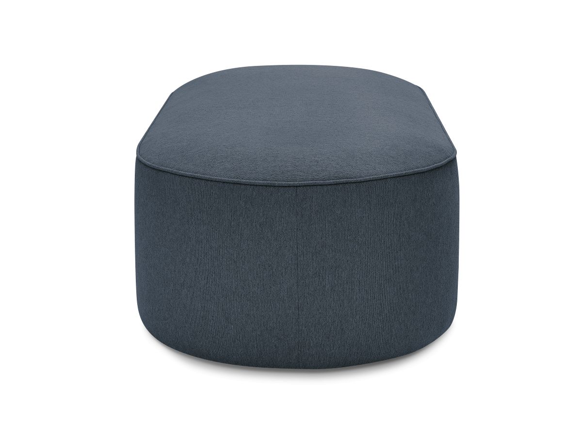 Pouf pour canapé modulable ROUSSEAU tissu chiné
