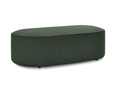 Pouf pour canapé modulable ROUSSEAU tissu chiné
