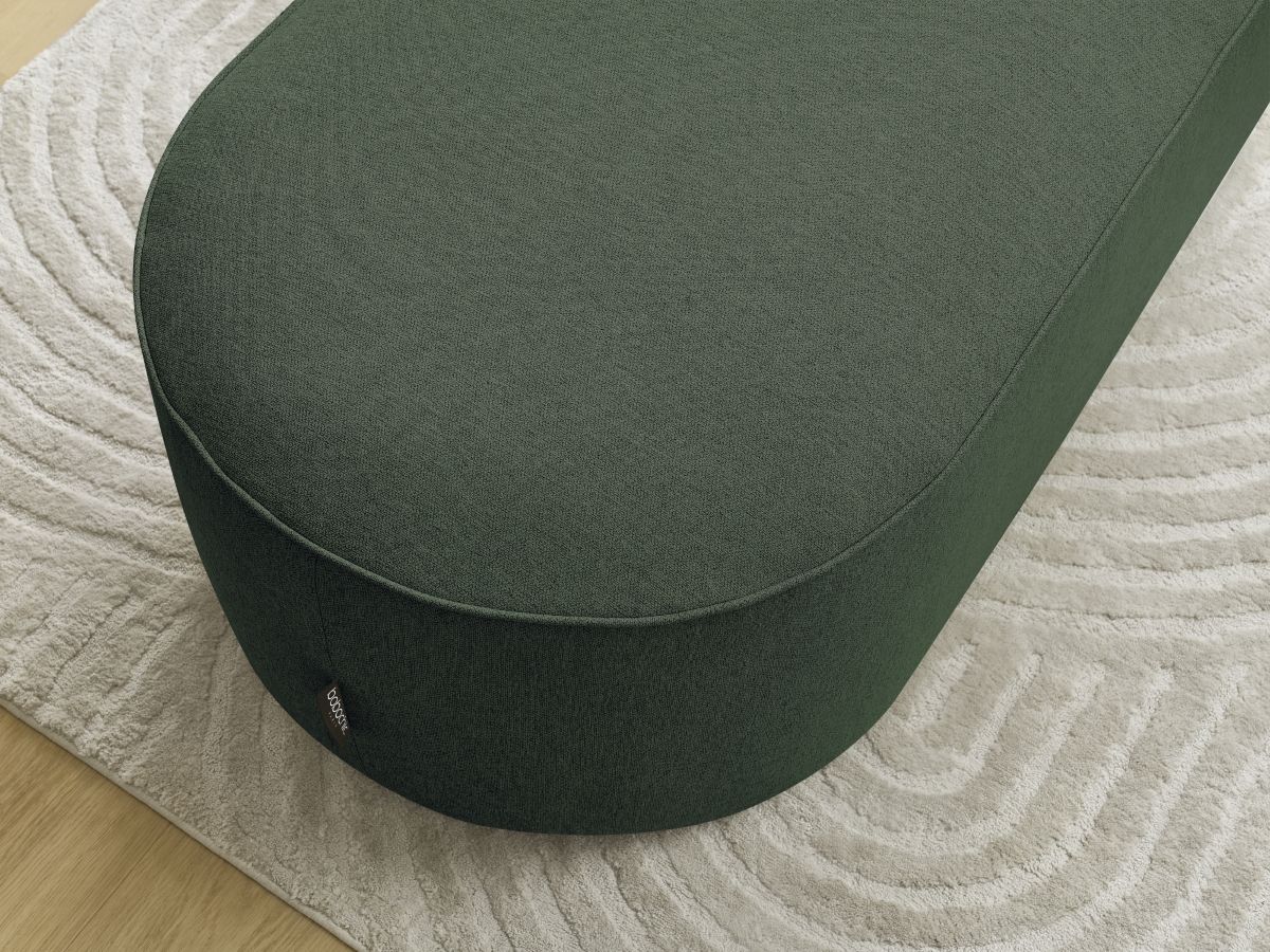 Pouf pour canapé modulable ROUSSEAU tissu chiné