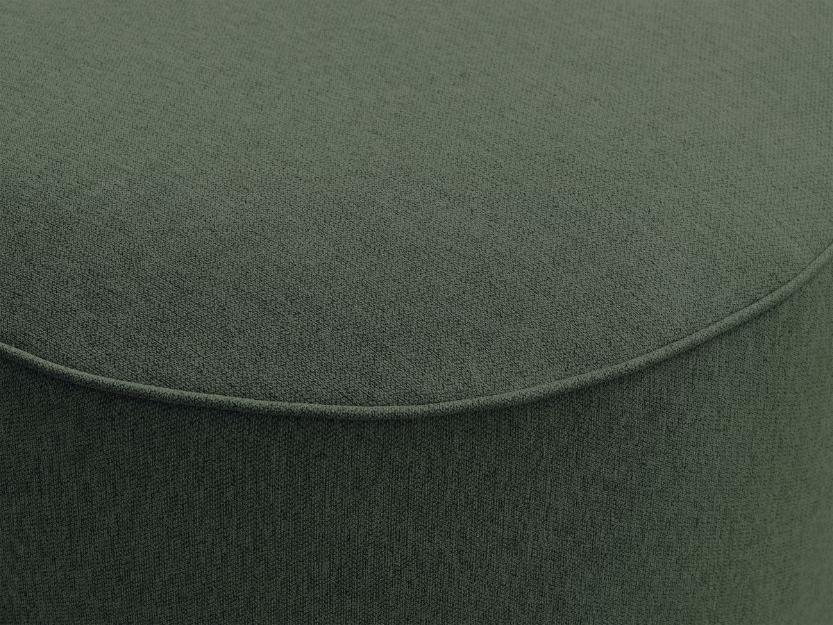 Pouf pour canapé modulable ROUSSEAU tissu chiné