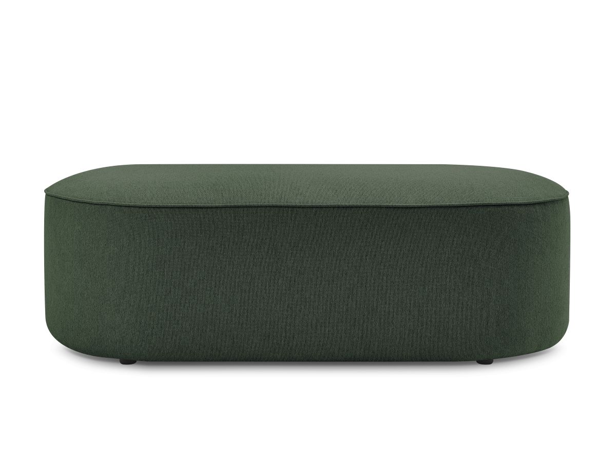Pouf pour canapé modulable ROUSSEAU tissu chiné