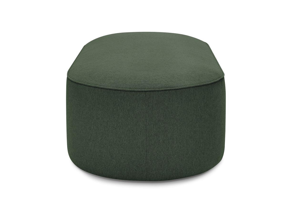Pouf pour canapé modulable ROUSSEAU tissu chiné