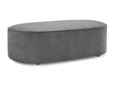 Pouf pour canapé modulable ROUSSEAU tissu texturé