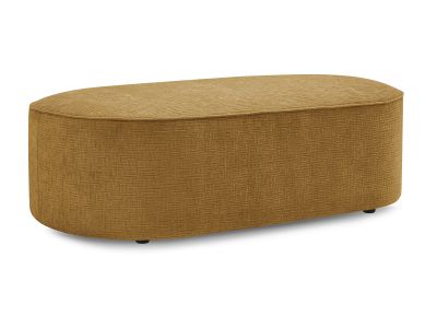 Pouf pour canapé modulable ROUSSEAU tissu texturé