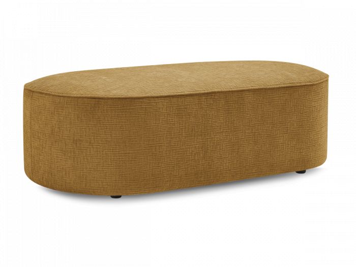 Pouf ROUSSEAU tissu texturé