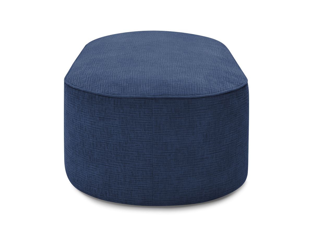 Pouf pour canapé modulable ROUSSEAU tissu texturé