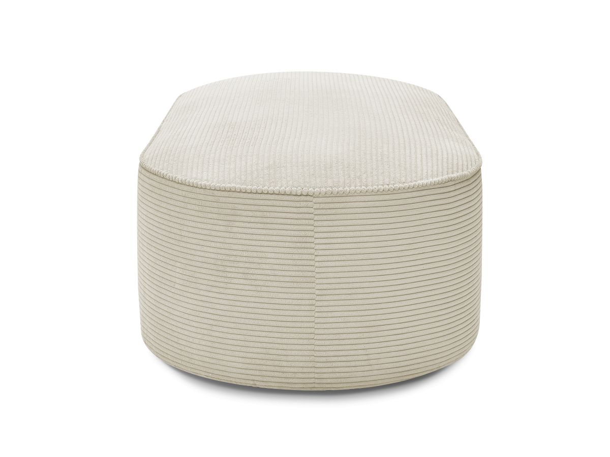 Pouf pour canapé modulable ROUSSEAU velours côtelé