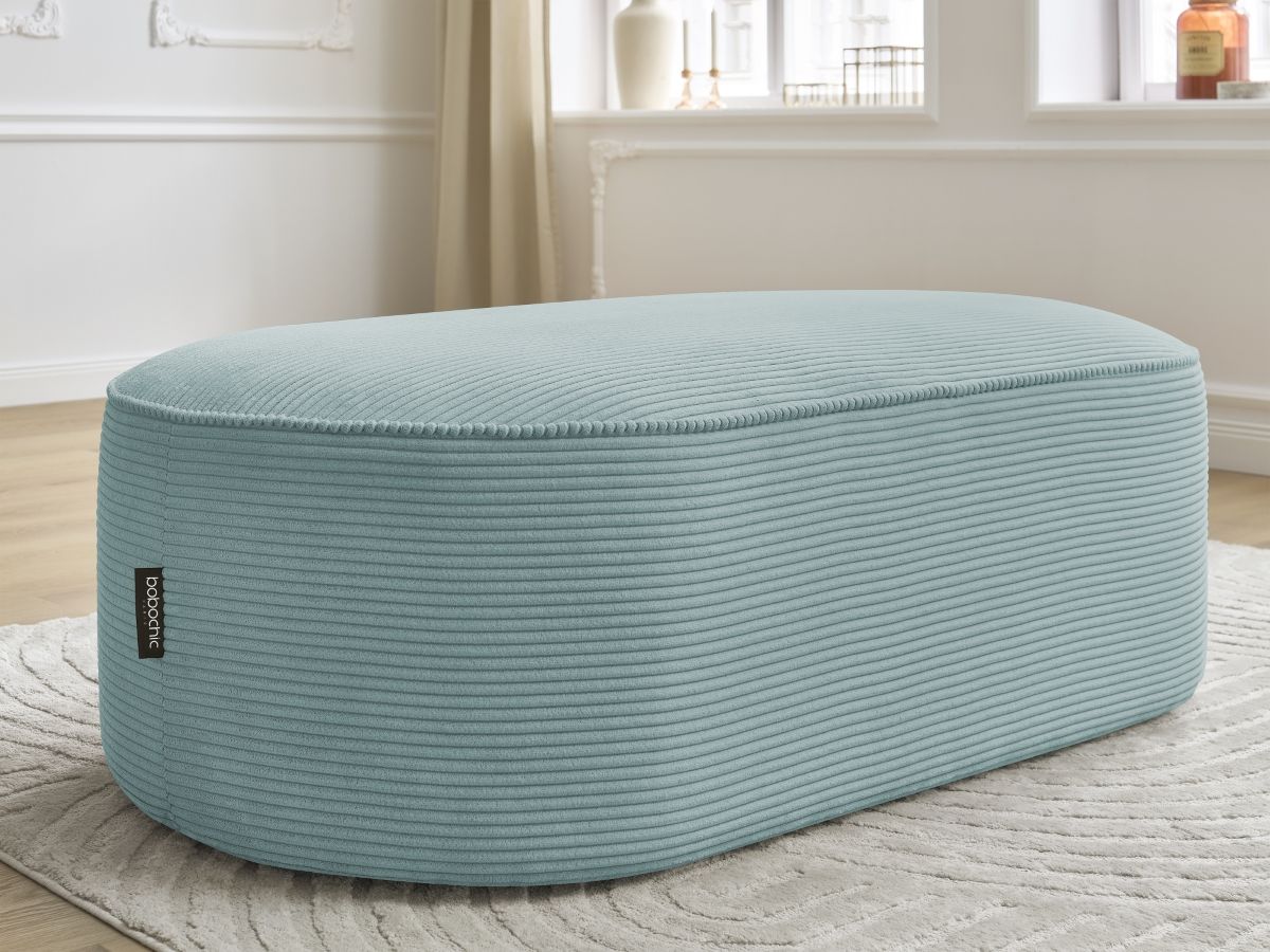 Pouf pour canapé modulable ROUSSEAU velours côtelé