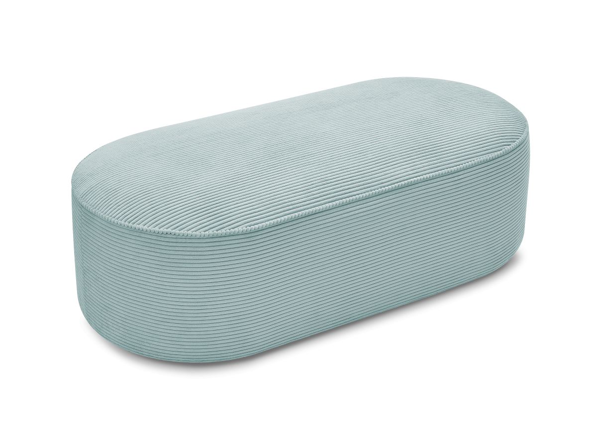 Pouf pour canapé modulable ROUSSEAU velours côtelé