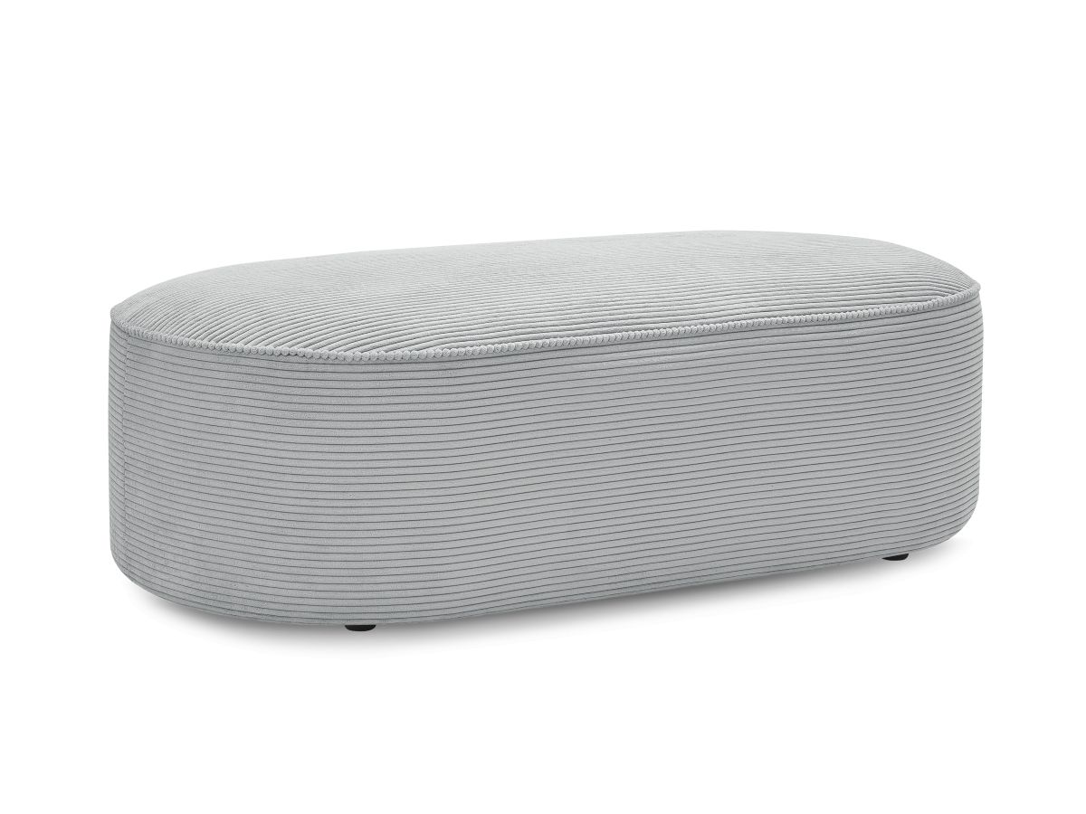 Pouf pour canapé modulable ROUSSEAU velours côtelé