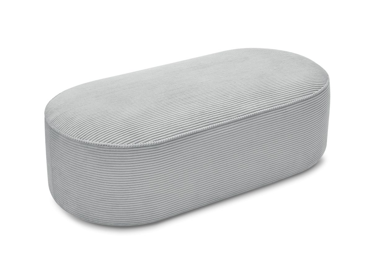 Pouf pour canapé modulable ROUSSEAU velours côtelé
