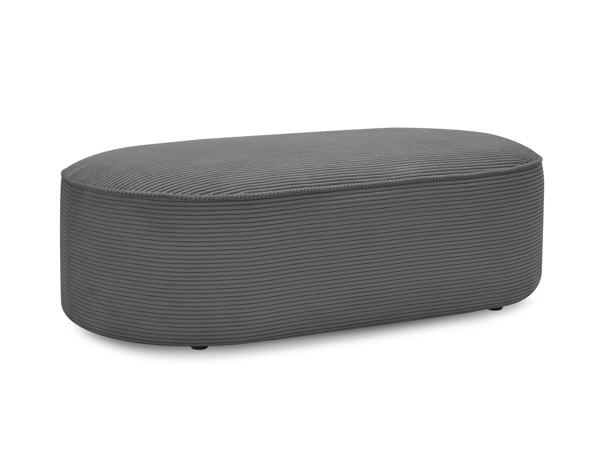 Pouf pour canapé modulable ROUSSEAU velours côtelé
