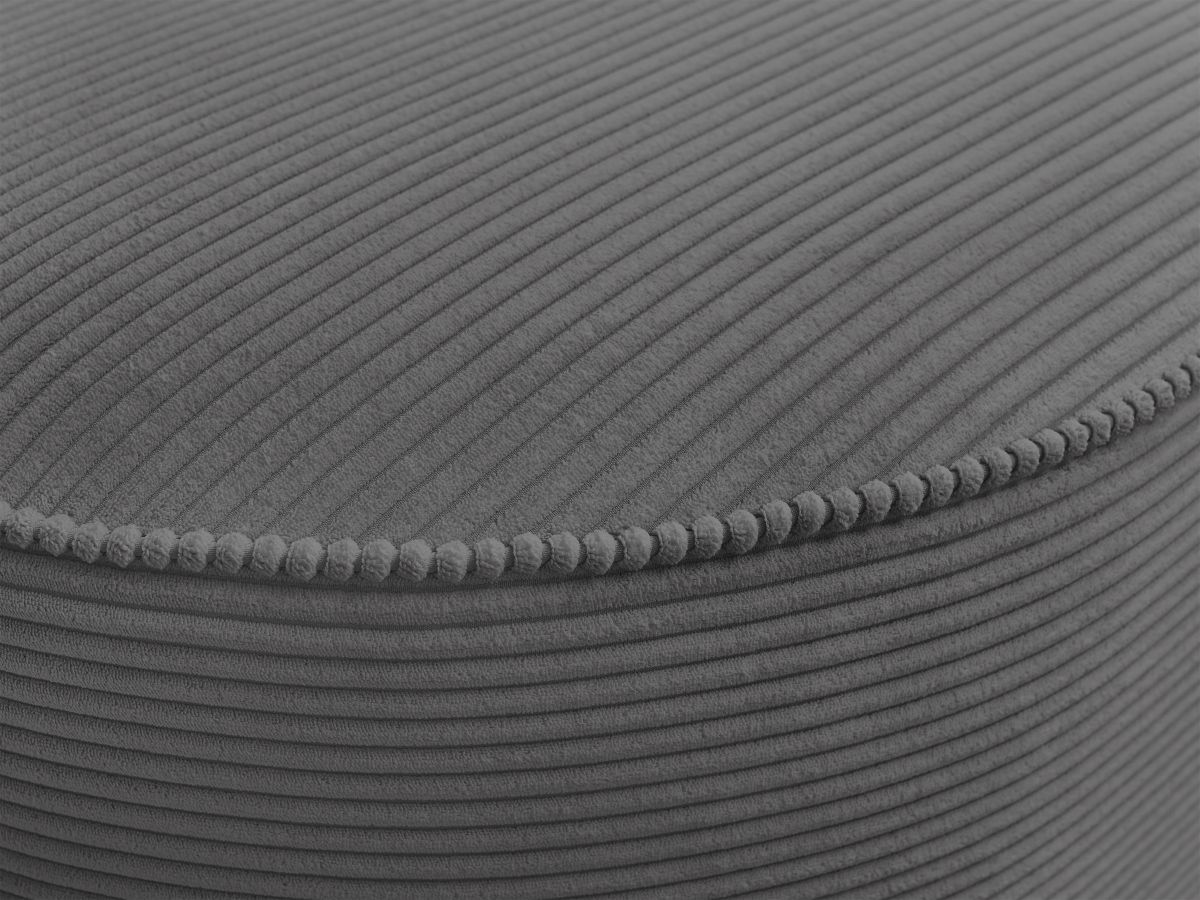 Pouf pour canapé modulable ROUSSEAU velours côtelé
