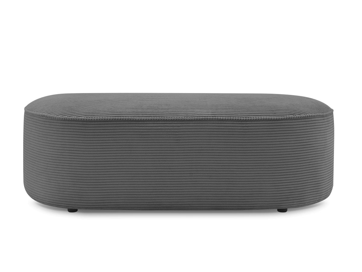 Pouf pour canapé modulable ROUSSEAU velours côtelé