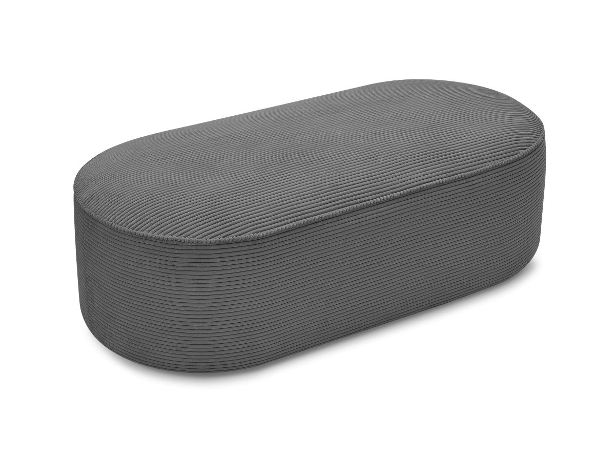 Pouf pour canapé modulable ROUSSEAU velours côtelé