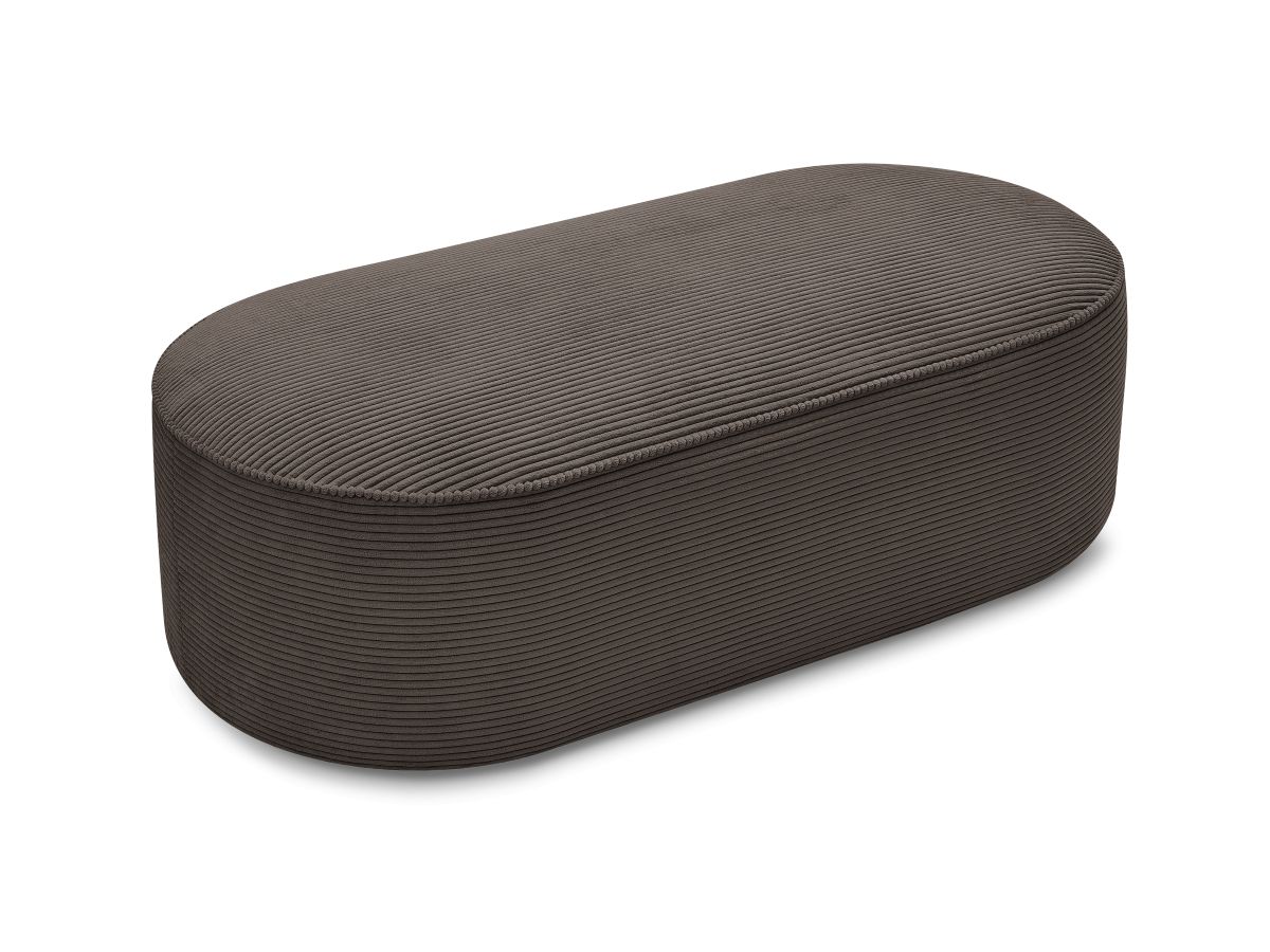 Pouf pour canapé modulable ROUSSEAU velours côtelé