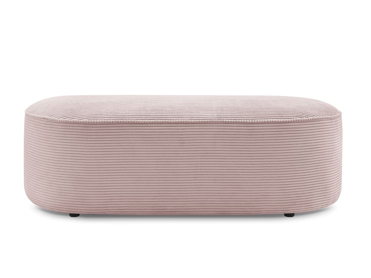 Pouf pour canapé modulable ROUSSEAU velours côtelé
