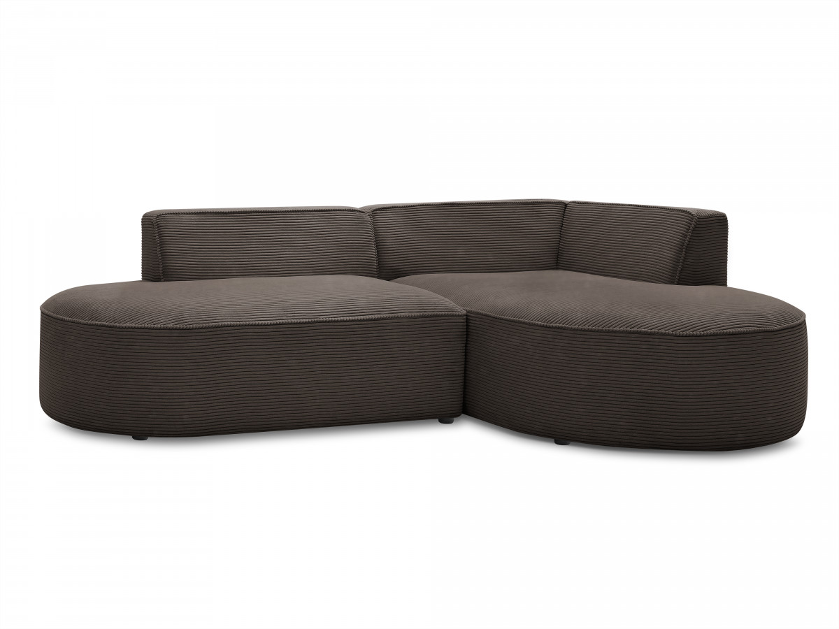 ROUSSEAU vaste hoekbank in corduroy