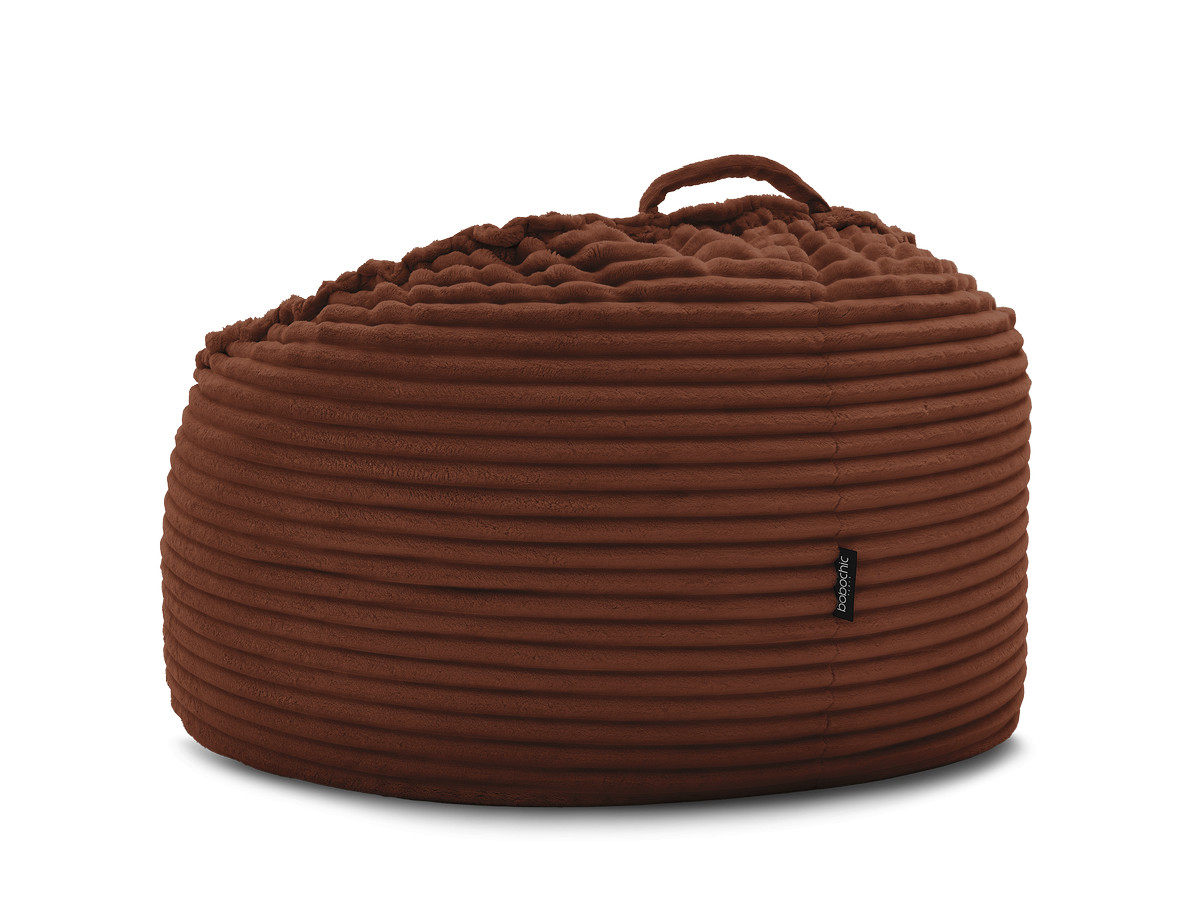 Canapé d'angle fixe EVEREST tissu chiné - Orange - Angle droit - 10 coussins