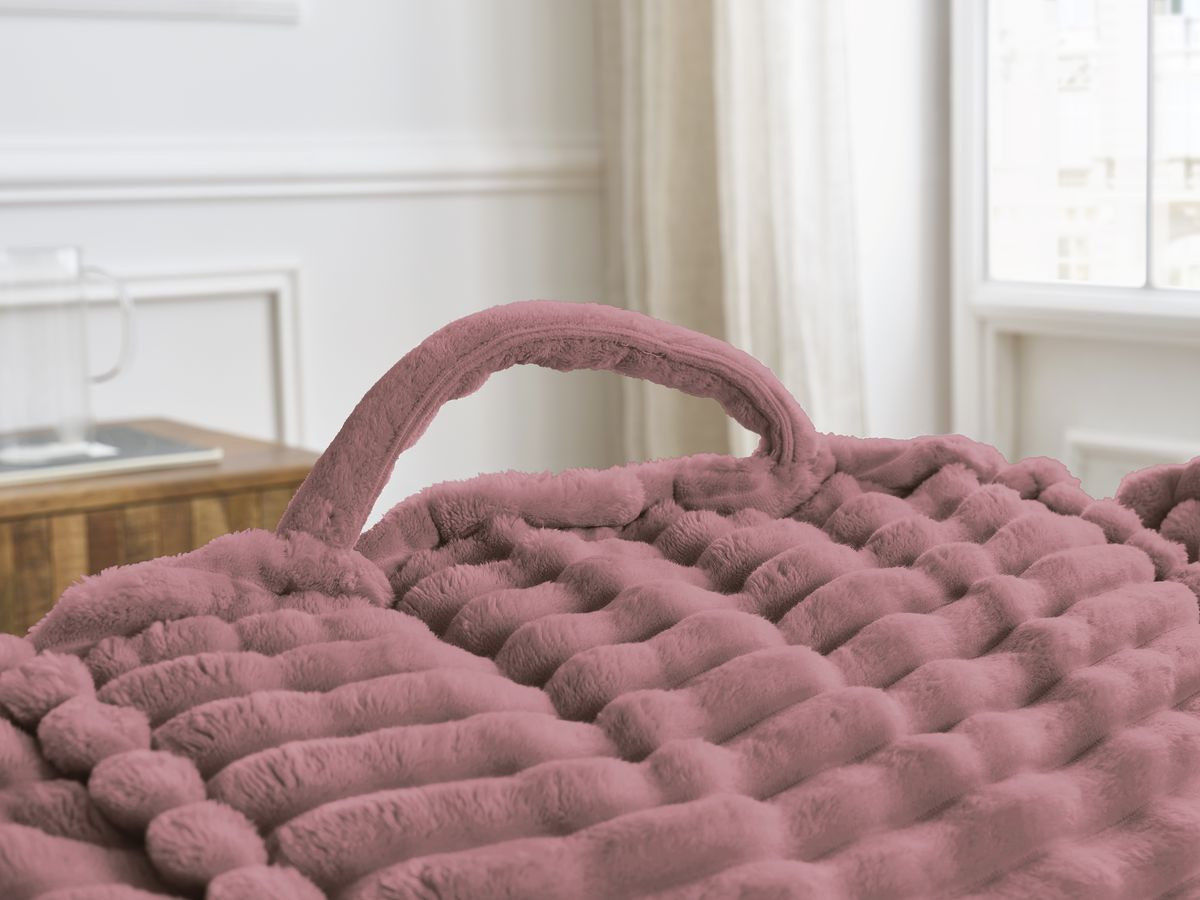 Pouf ultra moelleux SOCRATE gros côtelé doux