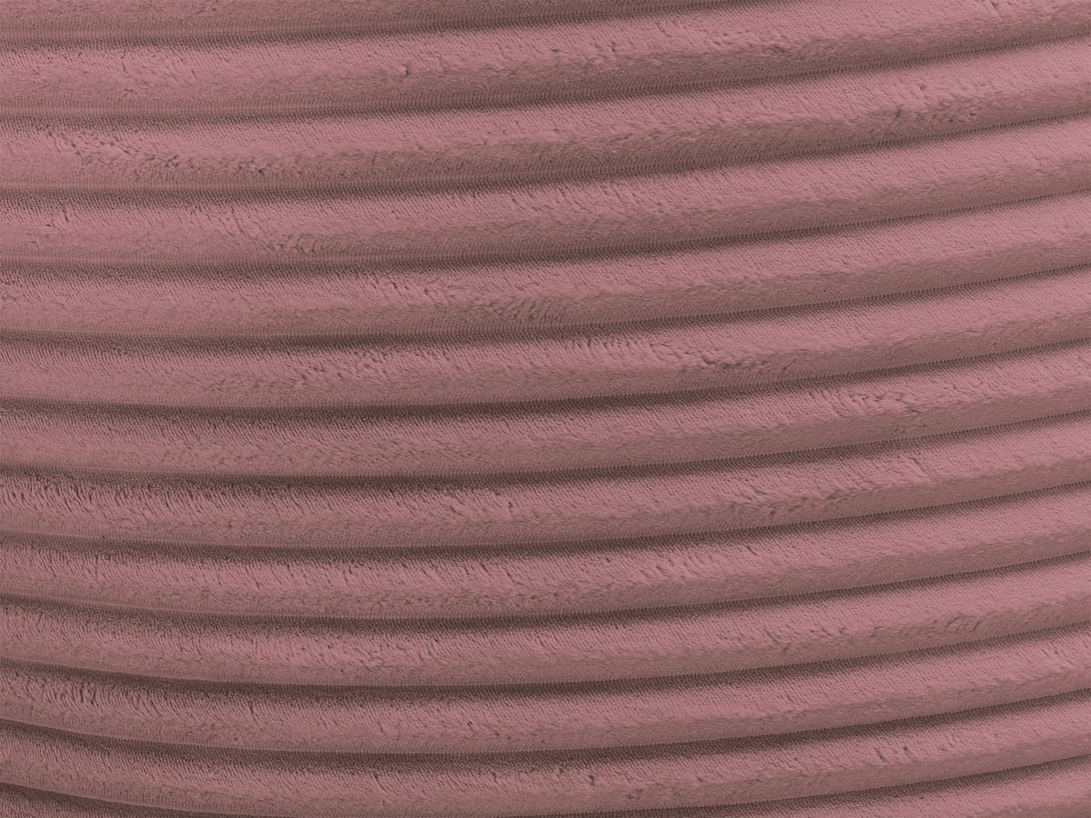 Pouf ultra moelleux SOCRATE gros côtelé doux