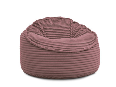 Pouf ultra moelleux SOCRATE gros côtelé doux