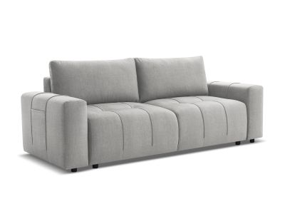 Canapé droit convertible coffre ARSENE tissu velours