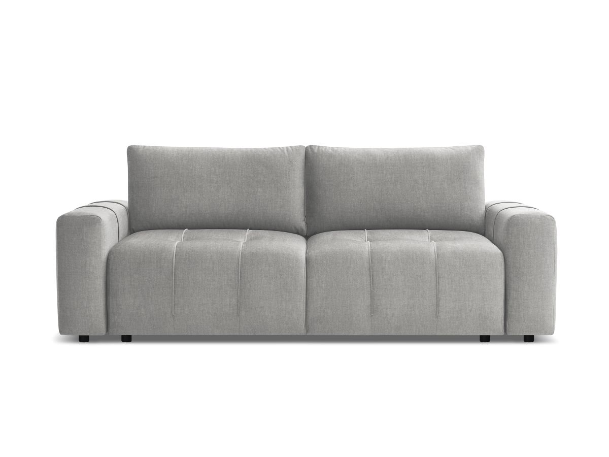 Canapé droit convertible coffre ARSENE tissu velours