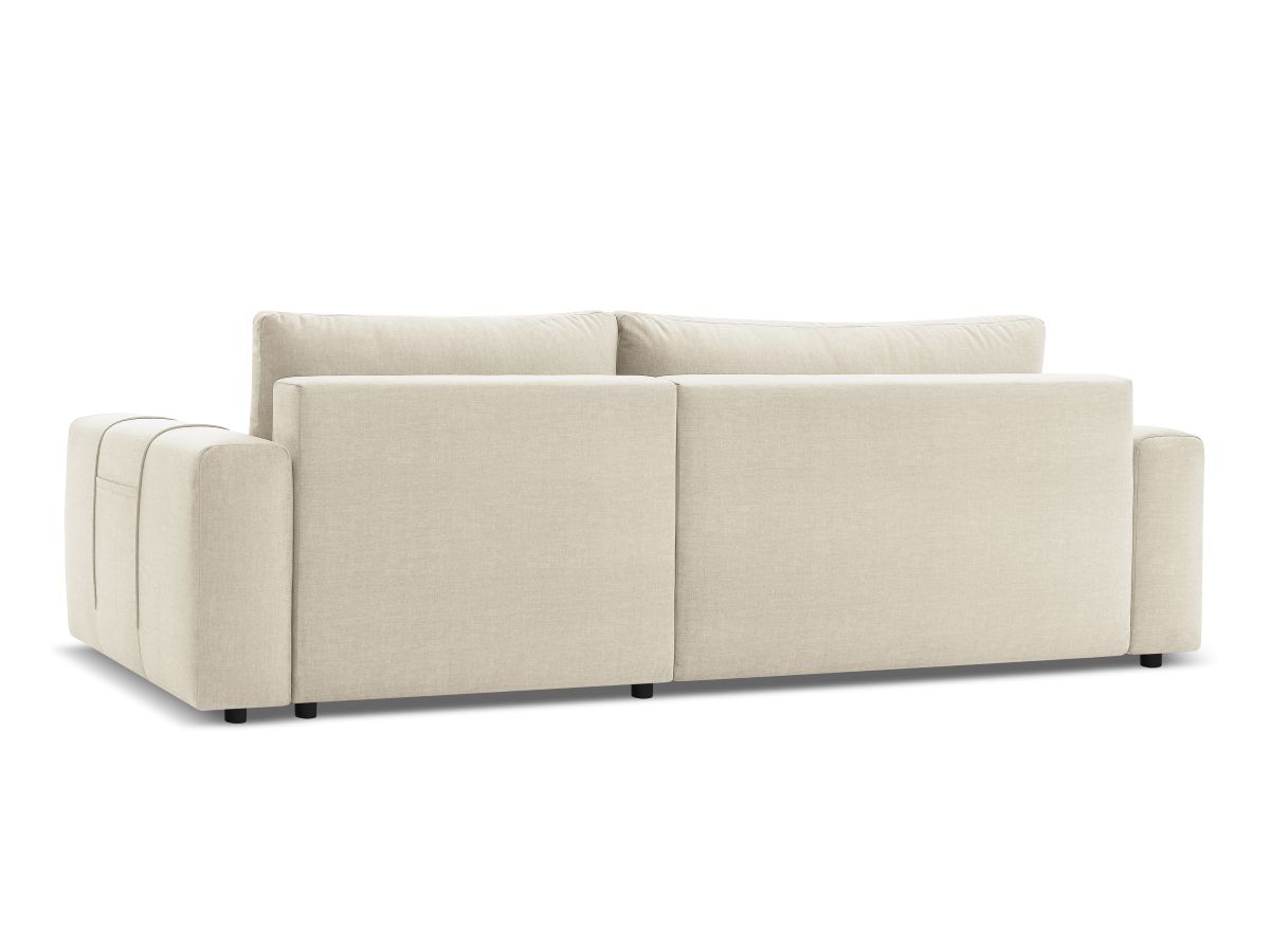 Canapé d'angle réversible convertible coffre ARSENE tissu velours