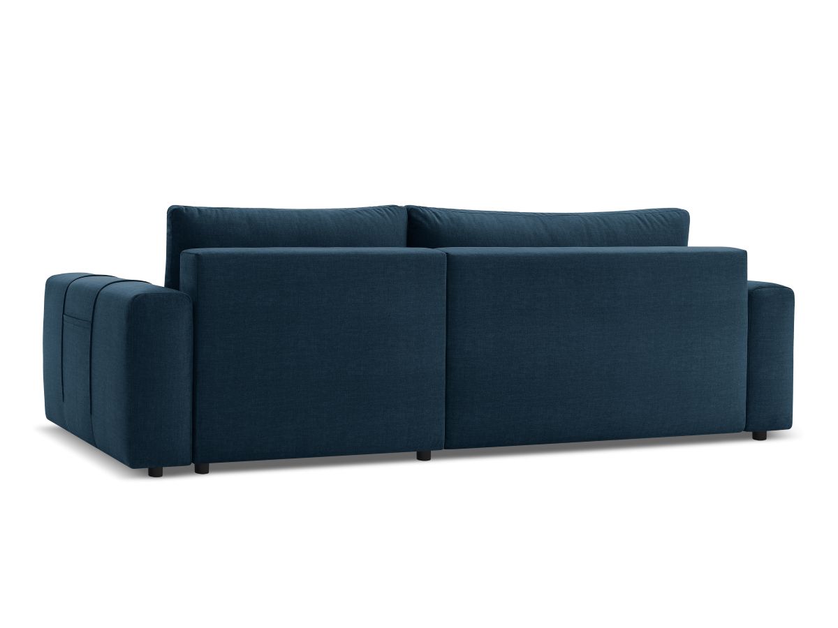 Canapé d'angle réversible convertible coffre ARSENE tissu velours