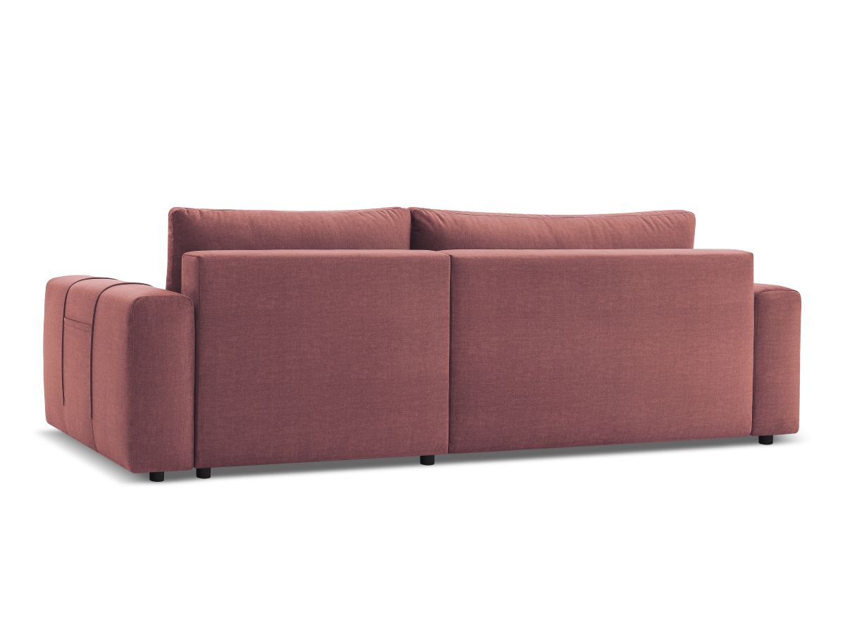 Canapé d'angle réversible convertible coffre ARSENE tissu velours