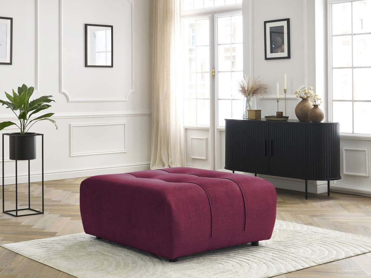 ARSENE poef in fluwelen stof