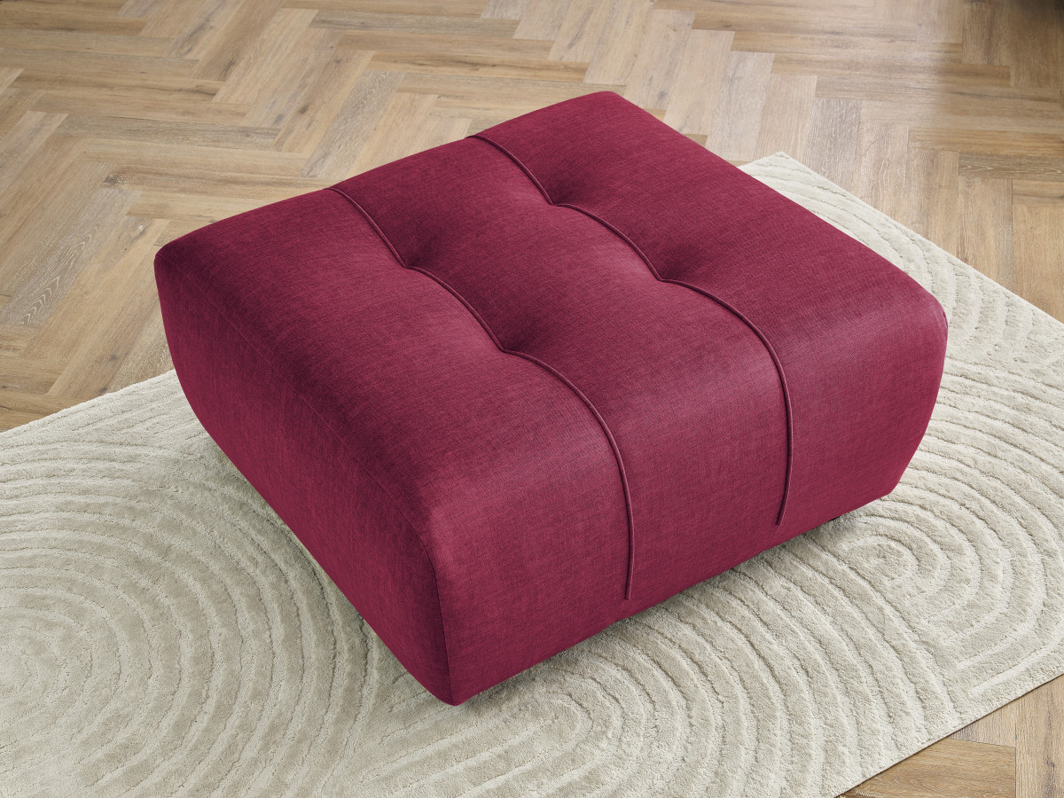 ARSENE poef in fluwelen stof