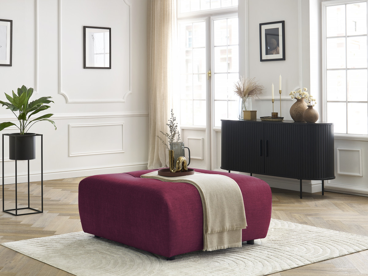 ARSENE poef in fluwelen stof