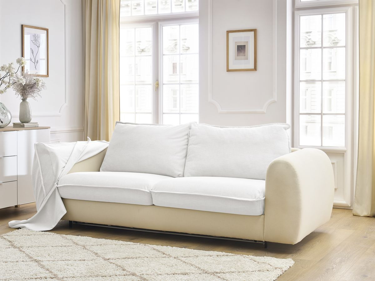 Canapé droit convertible ARCHIMEDE ouverture express déhoussable