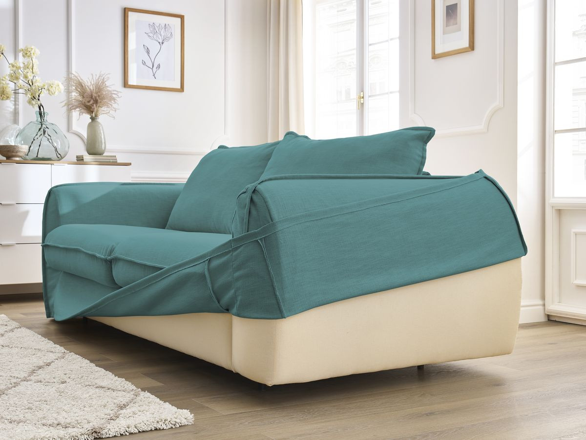 Canapé droit convertible ARCHIMEDE ouverture express déhoussable