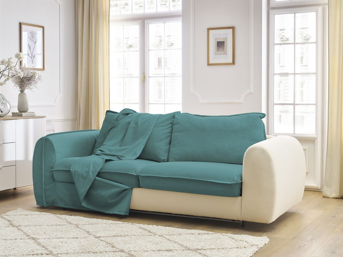 Canapé droit convertible ARCHIMEDE ouverture express déhoussable