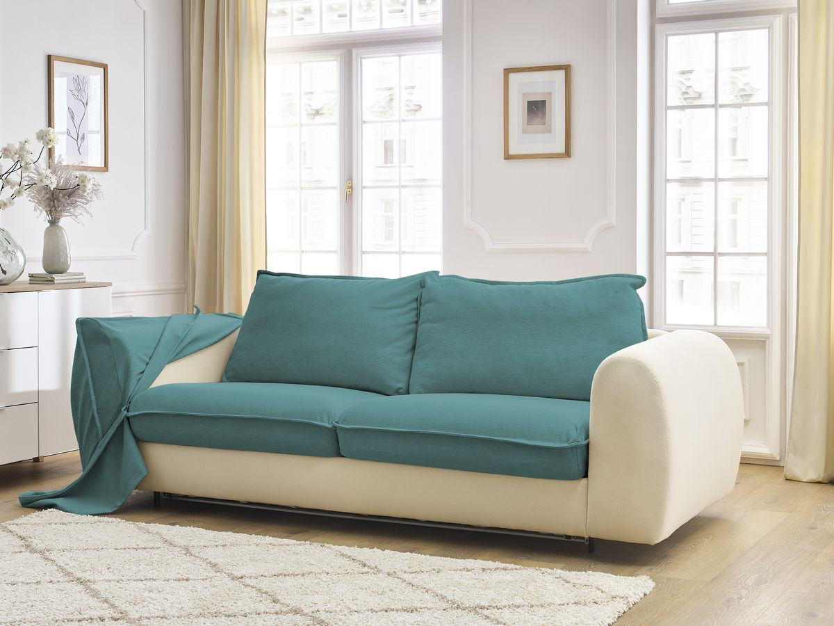 Canapé droit convertible ARCHIMEDE ouverture express déhoussable