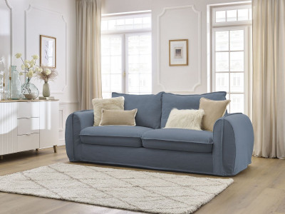 Canapé droit convertible ARCHIMEDE ouverture express déhoussable