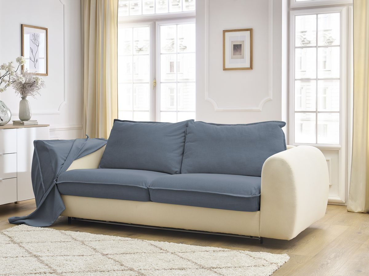 Canapé droit convertible ARCHIMEDE ouverture express déhoussable