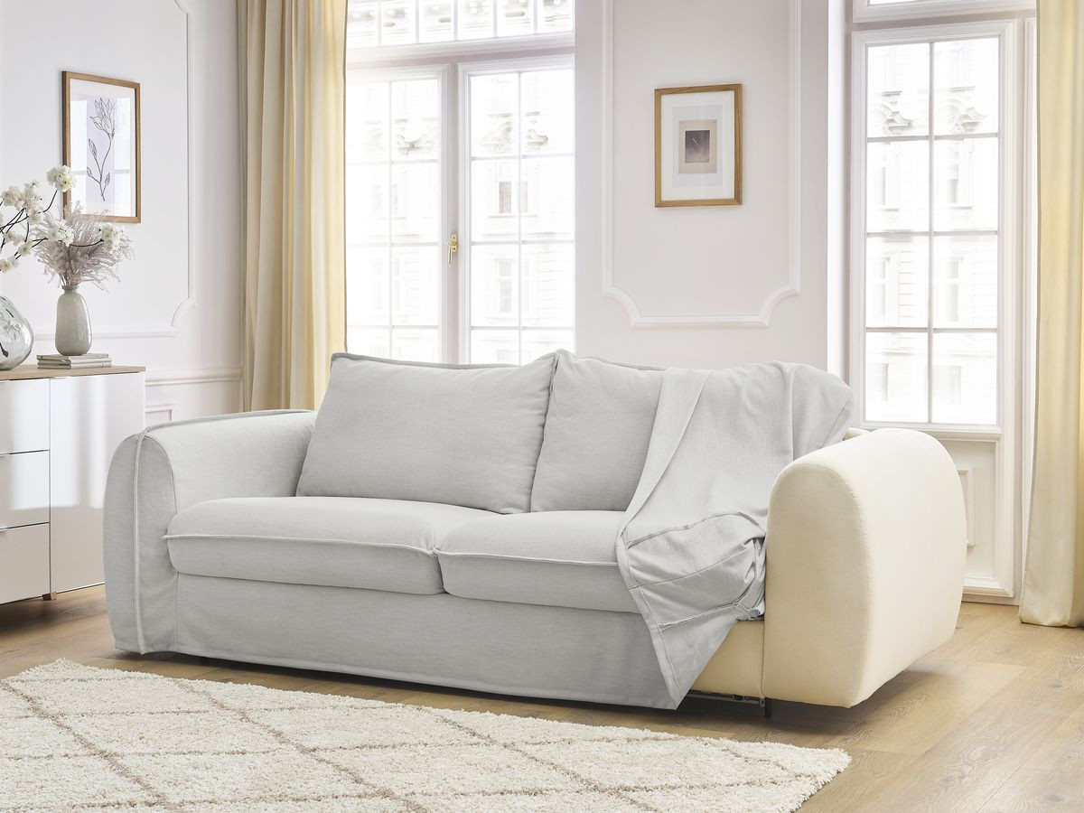 Canapé droit convertible ARCHIMEDE ouverture express déhoussable