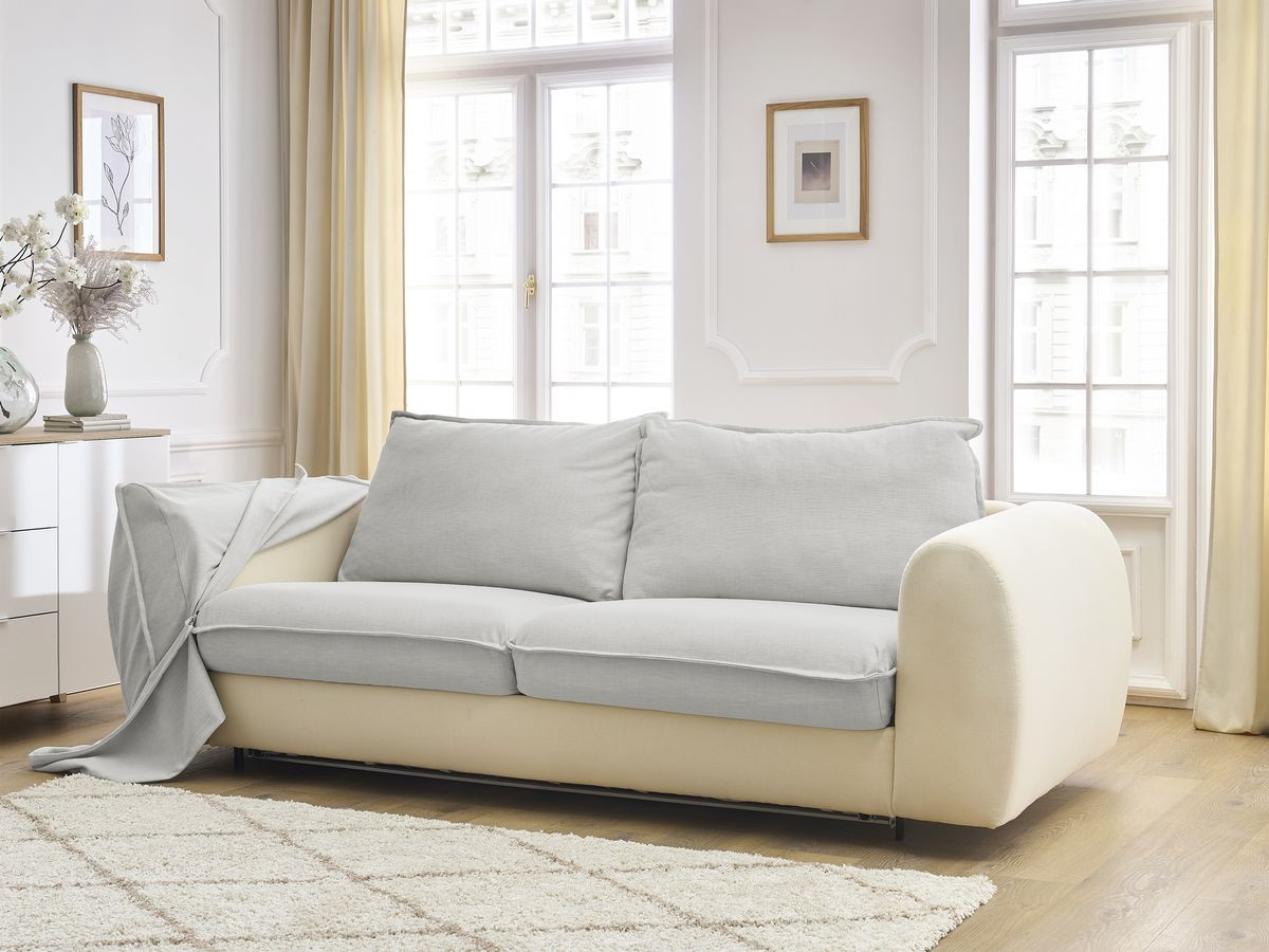 Canapé droit convertible ARCHIMEDE ouverture express déhoussable