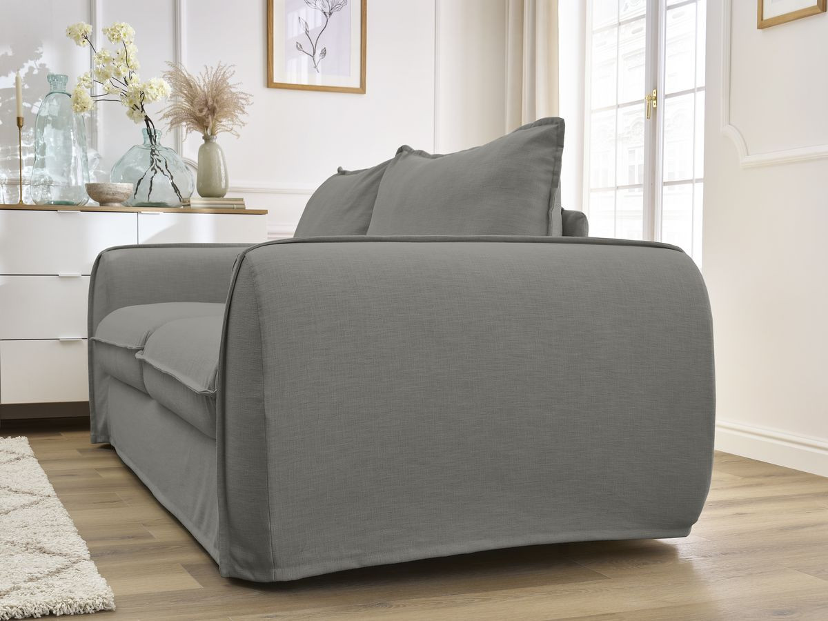 Canapé droit convertible ARCHIMEDE ouverture express déhoussable