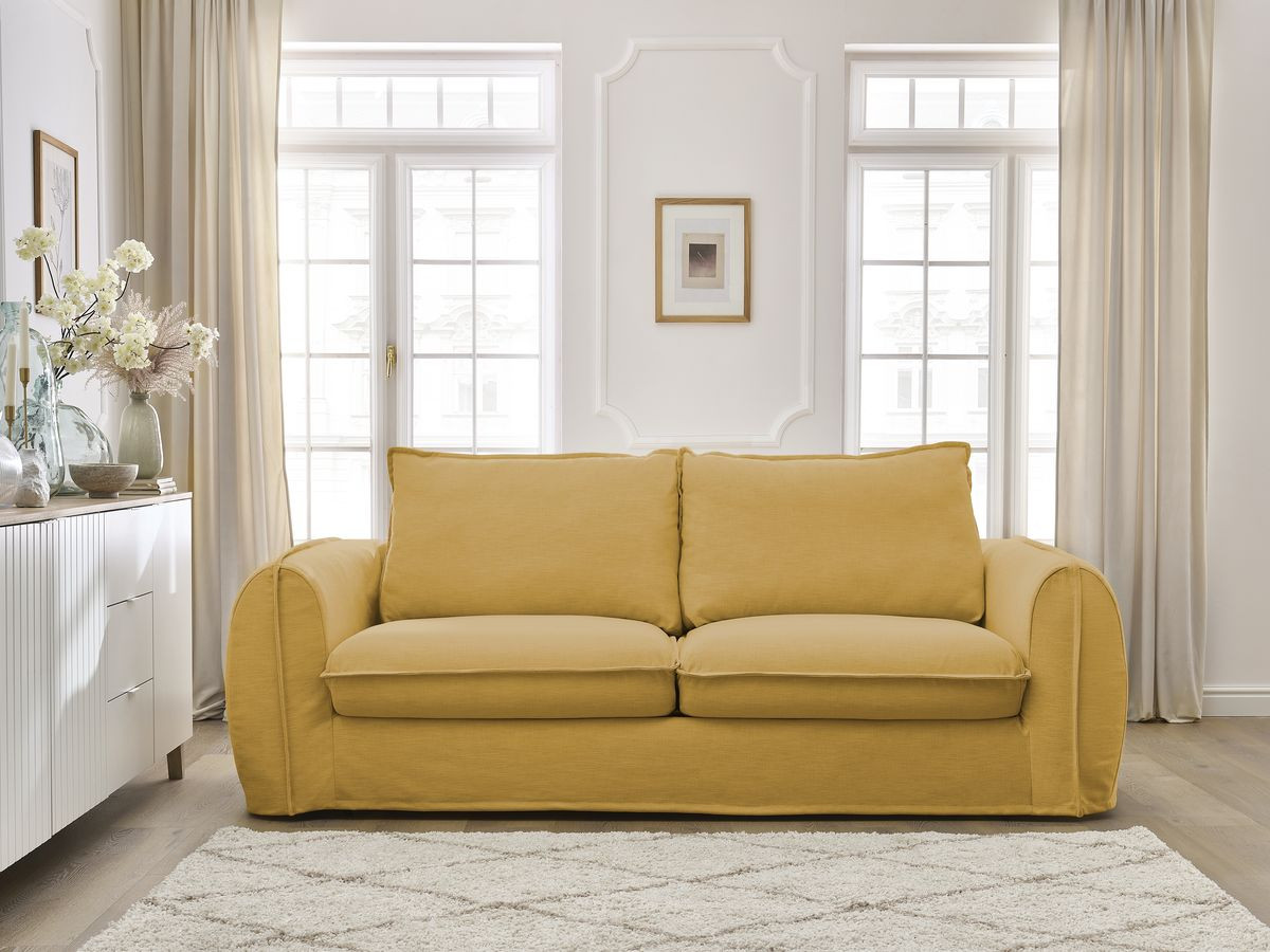 Canapé droit convertible ARCHIMEDE ouverture express déhoussable