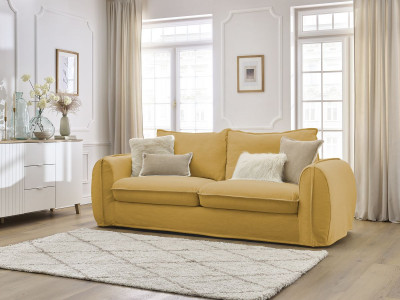 Canapé droit convertible ARCHIMEDE ouverture express déhoussable