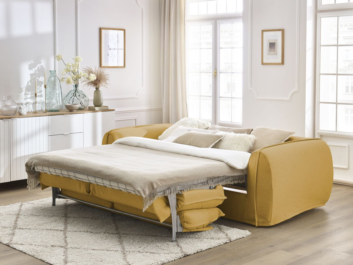 Canapé droit convertible ARCHIMEDE ouverture express déhoussable