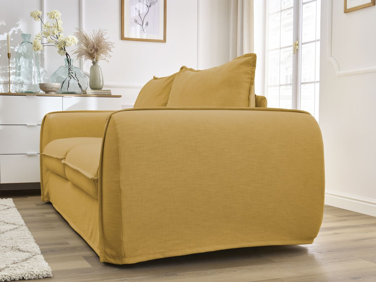 Canapé droit convertible ARCHIMEDE ouverture express déhoussable