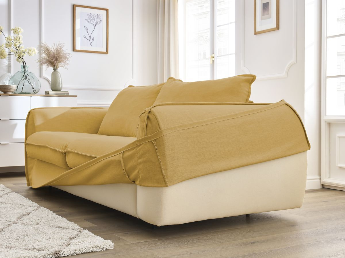 Canapé droit convertible ARCHIMEDE ouverture express déhoussable