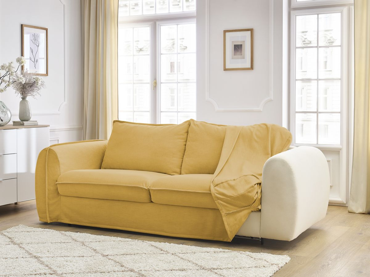 Canapé droit convertible ARCHIMEDE ouverture express déhoussable