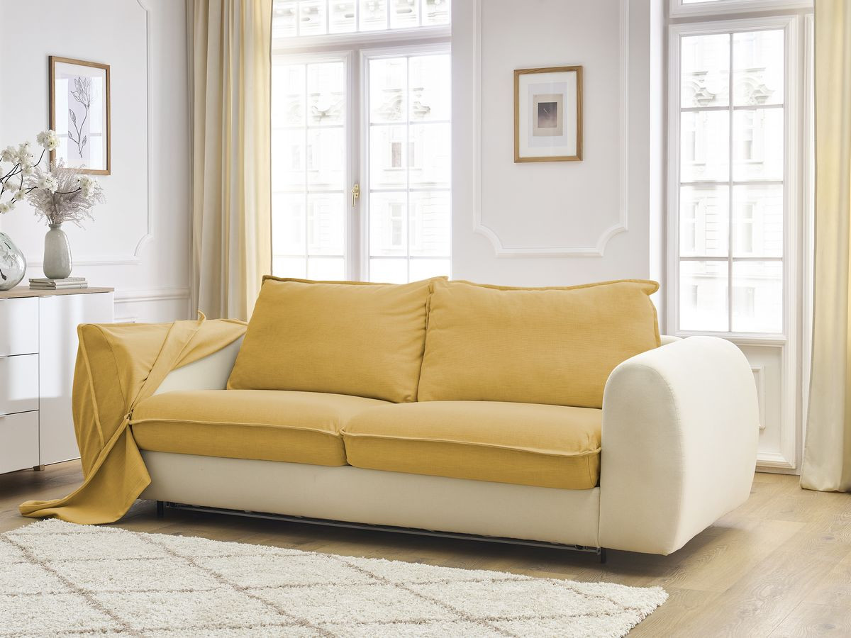Canapé droit convertible ARCHIMEDE ouverture express déhoussable